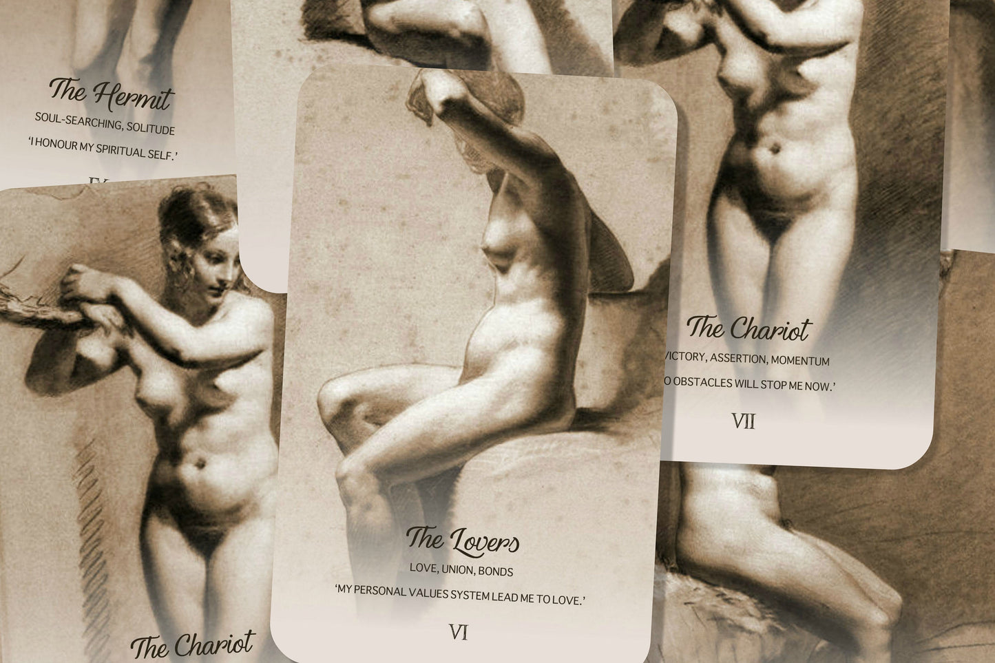 The Draughtsman Tarot - Major Arcana - Nude Tarot