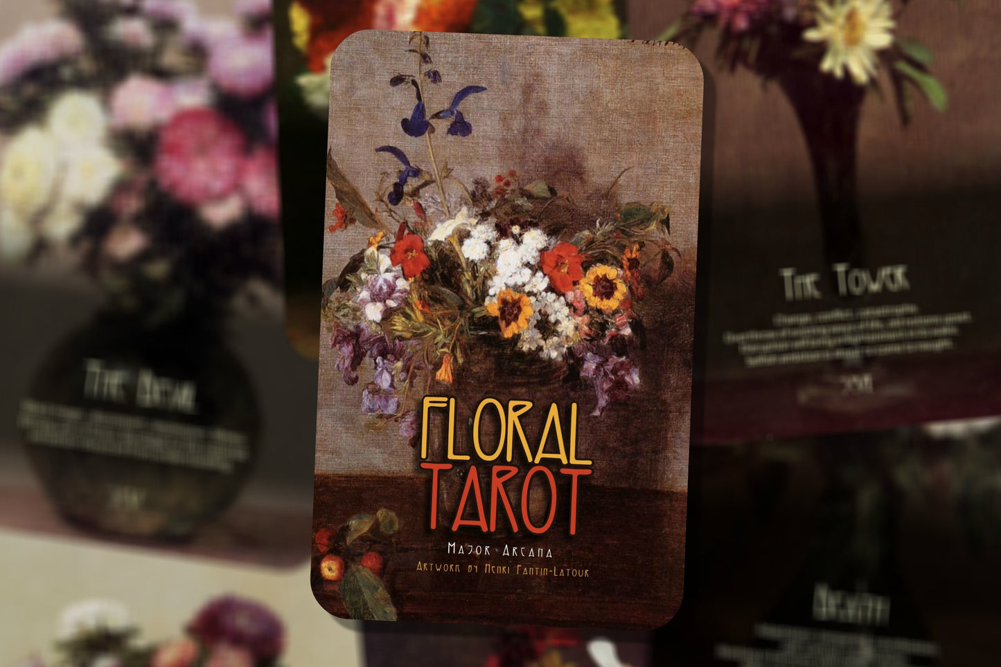 Floral Tarot - Major Arcana - Henri Fantin-Latour art