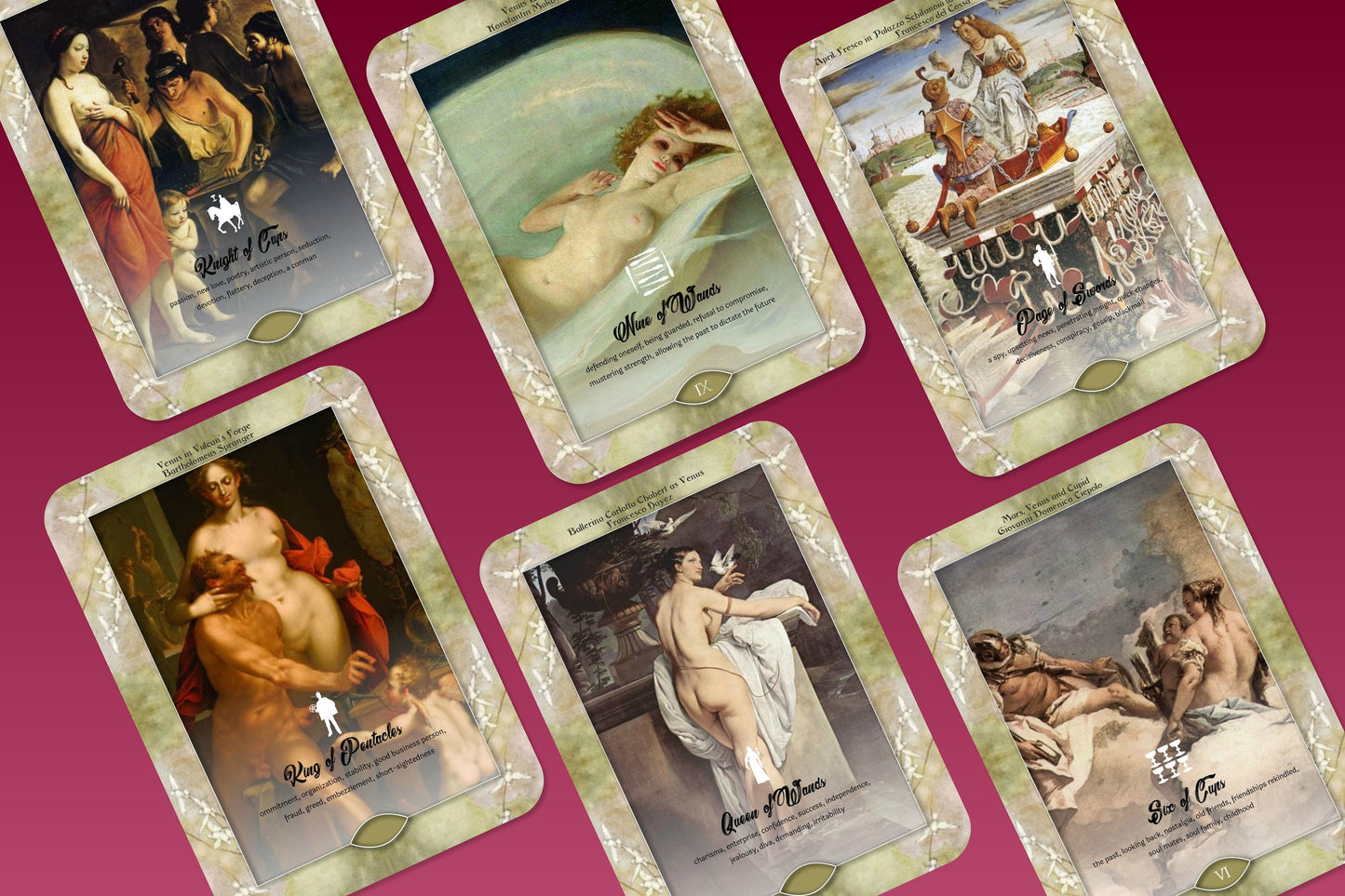 The Kiss of Venus Tarot - 78 Cards
