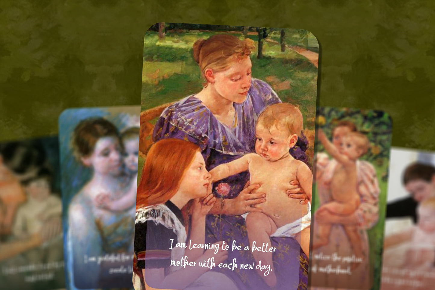 Positive Affirmations for Moms - Wisdom Cards for Moms