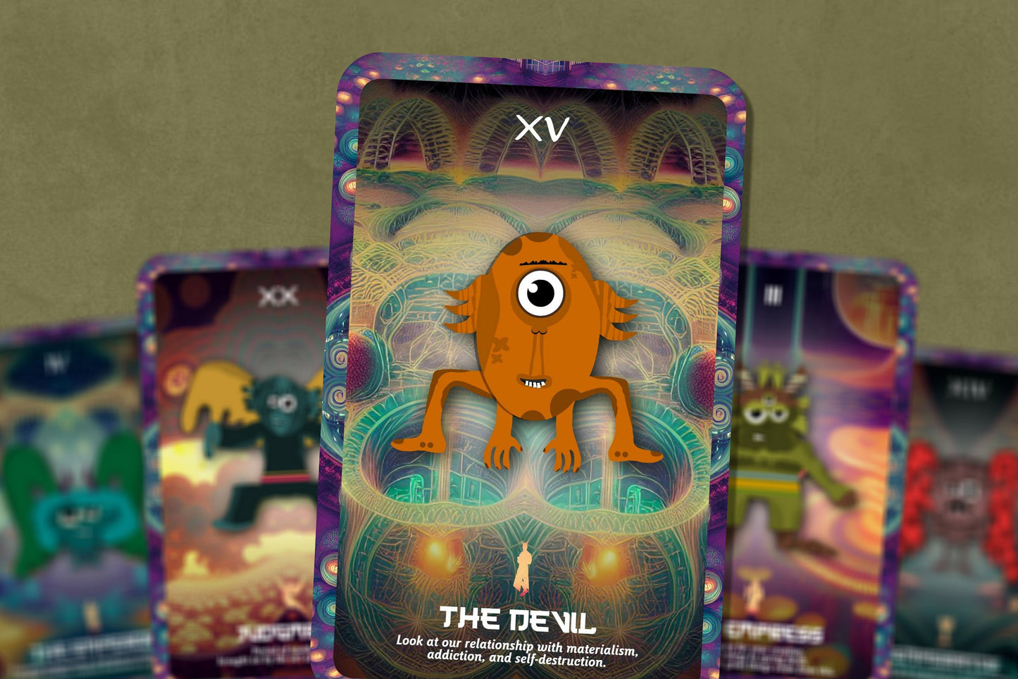 We Come in Peace - Monster Tarot