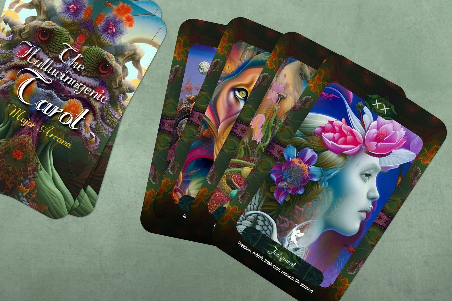 The Hallucinogenic Tarot  - Major Arcana - Psychedelic Cards