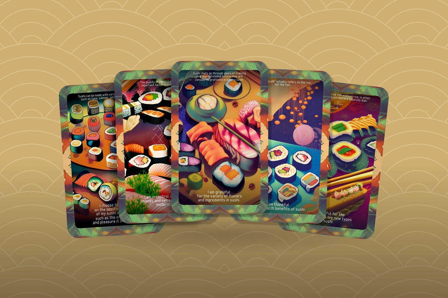 The Sushi Affirmation Cards - Thoughts for a happy mind, body and soul