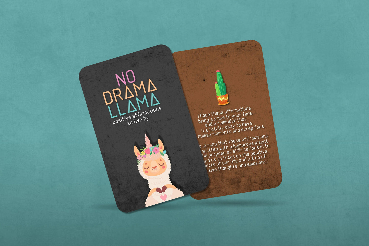 No Drama Llama - Positive affirmations to live by