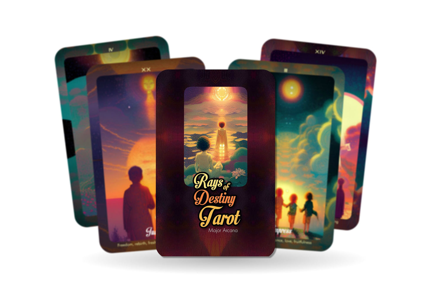 Tarot Cards - Rays of Destiny Tarot - Major Arcana  - Divination Tools - Tarot Gift - Mystic Tarot - Tarot