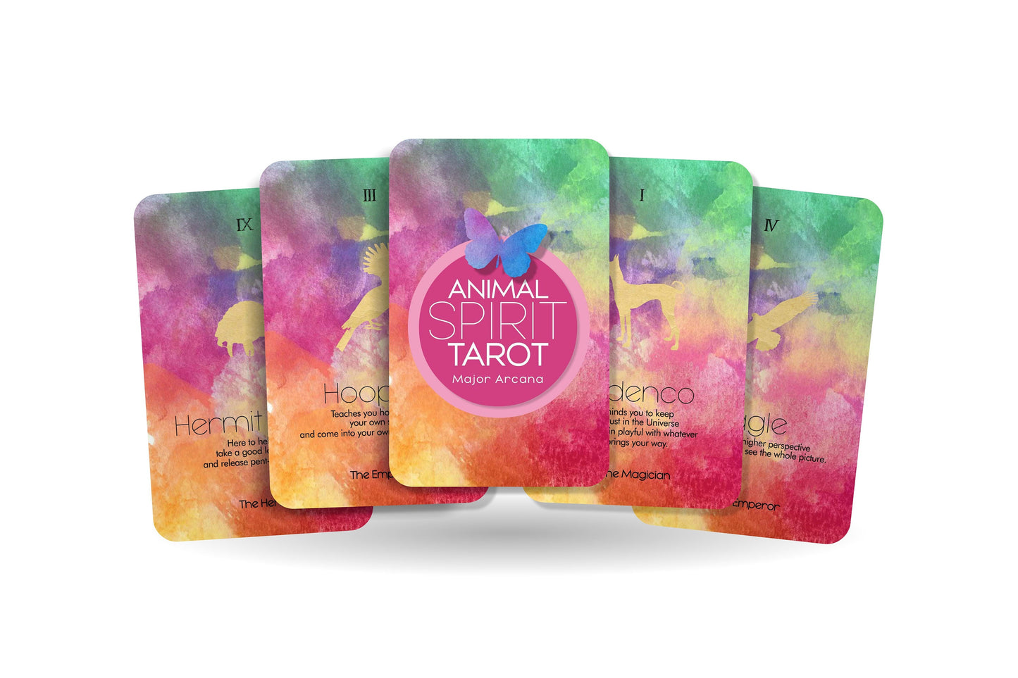Animal Spirit Tarot  - Major Arcana Tarot Cards - Divination Tool - Tarot Deck - 22 power Animals