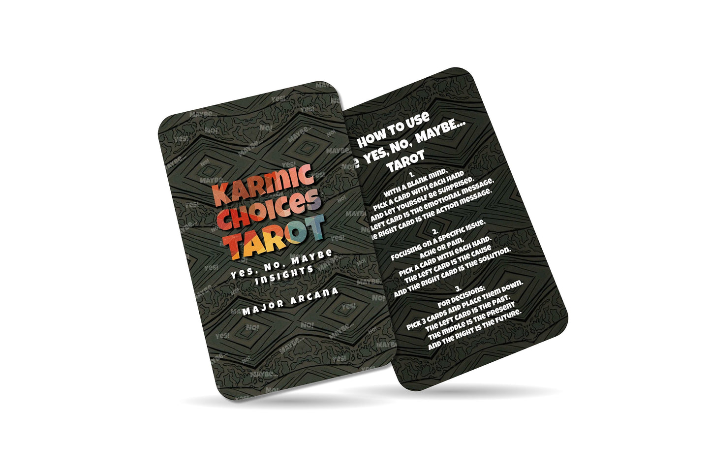 Tarot Cards - Karmic Choices Tarot - Yes, No, Maybe Insights - Major Arcana Tarot Cards - Divination Tool - Tarot Deck - Decision Tarot