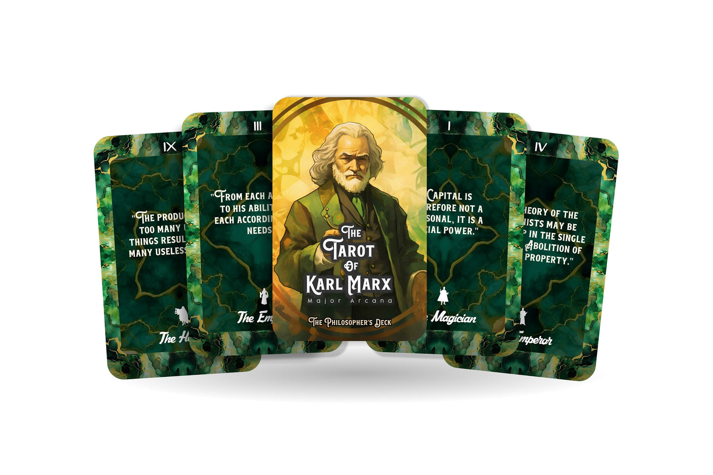 The Tarot of Karl Marx - The Philosopher's Deck - Divination tools