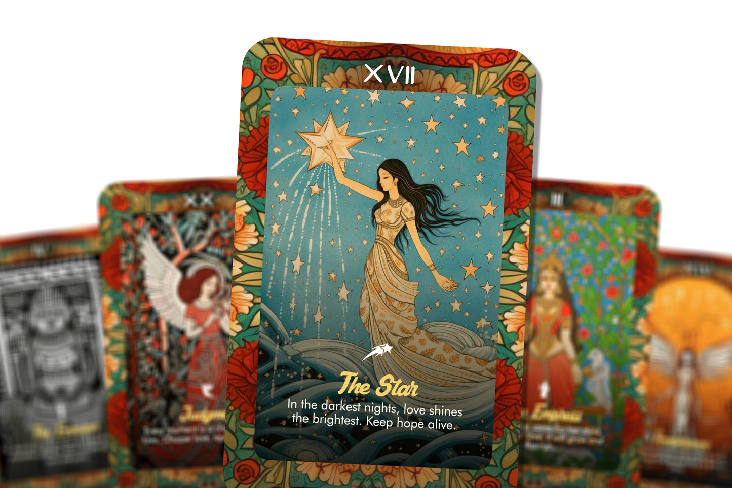 The Intuitive love Tarot - The Cards Know What the Heart Feels - Major Arcana - Divination tools