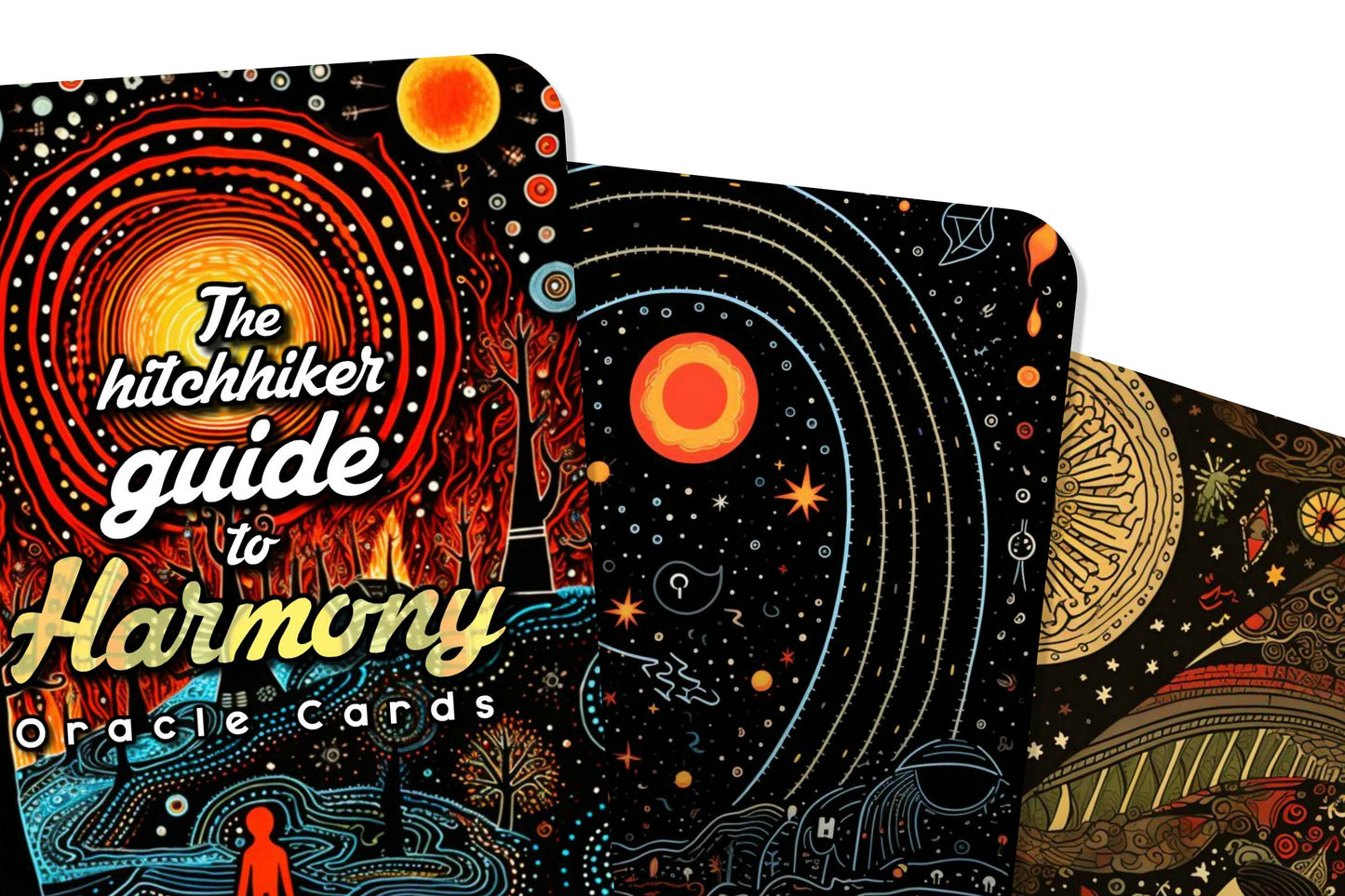 The Hitchhiker's Guide to Harmony -  Oracle cards - From Cosmic Chaos to Personal Harmony - Inspired by The Hitchhiker's Guide to the Galaxy