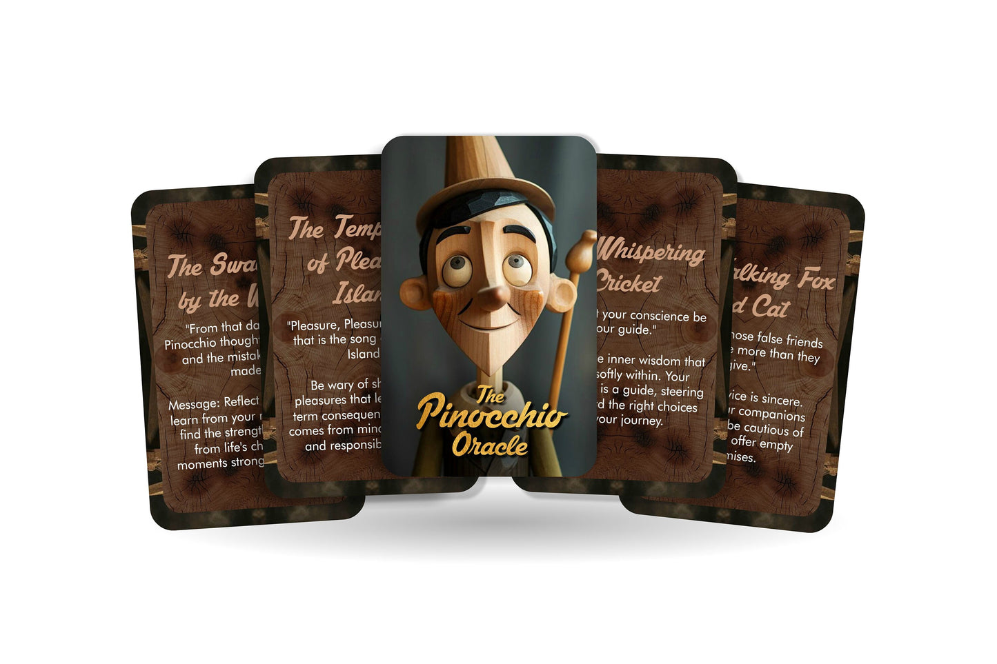 The Pinocchio Oracle - Inspired by Carlo Collodi's Masterpiece - Divination tools - Oracle cards