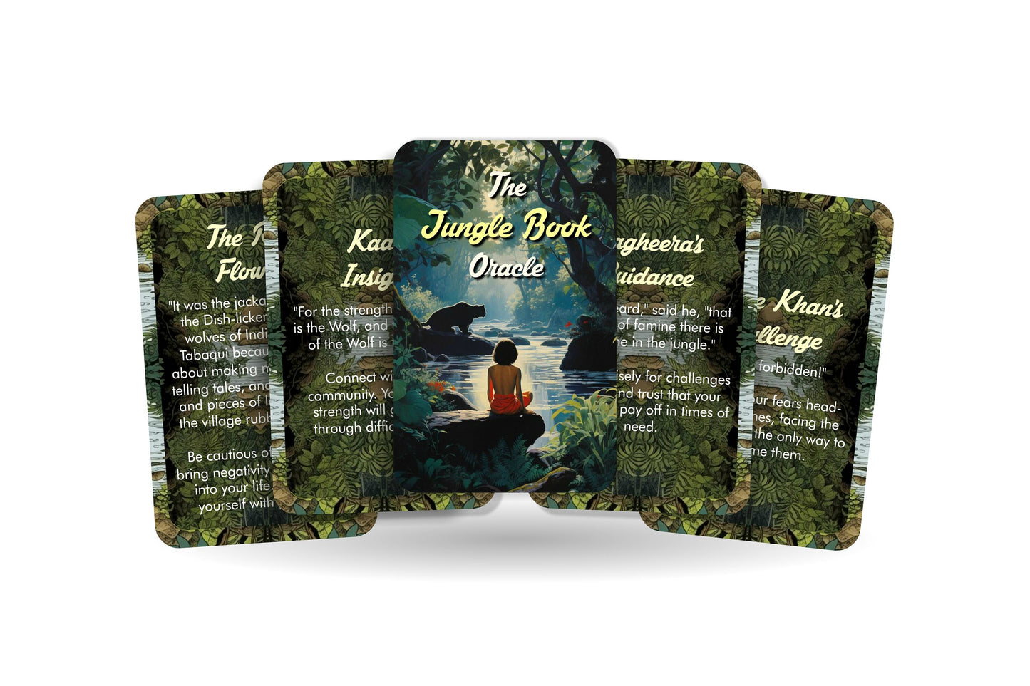 The jungle Book Oracle - Inspired by Rudyard Kipling's classic tales - Divination tools - Oracle cards