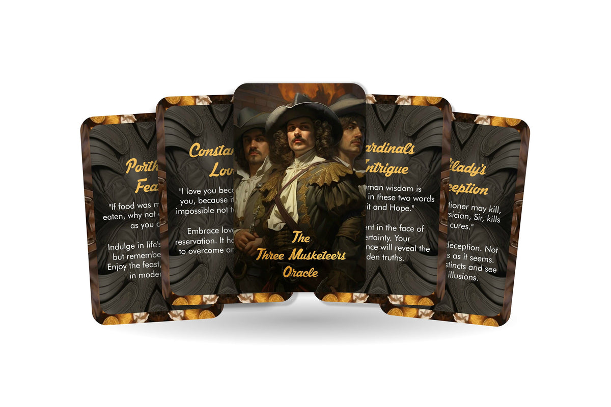 The Three Musketeers Oracle - Inspired by Alexandre Dumas' timeless classic - Divination tools - Oracle cards