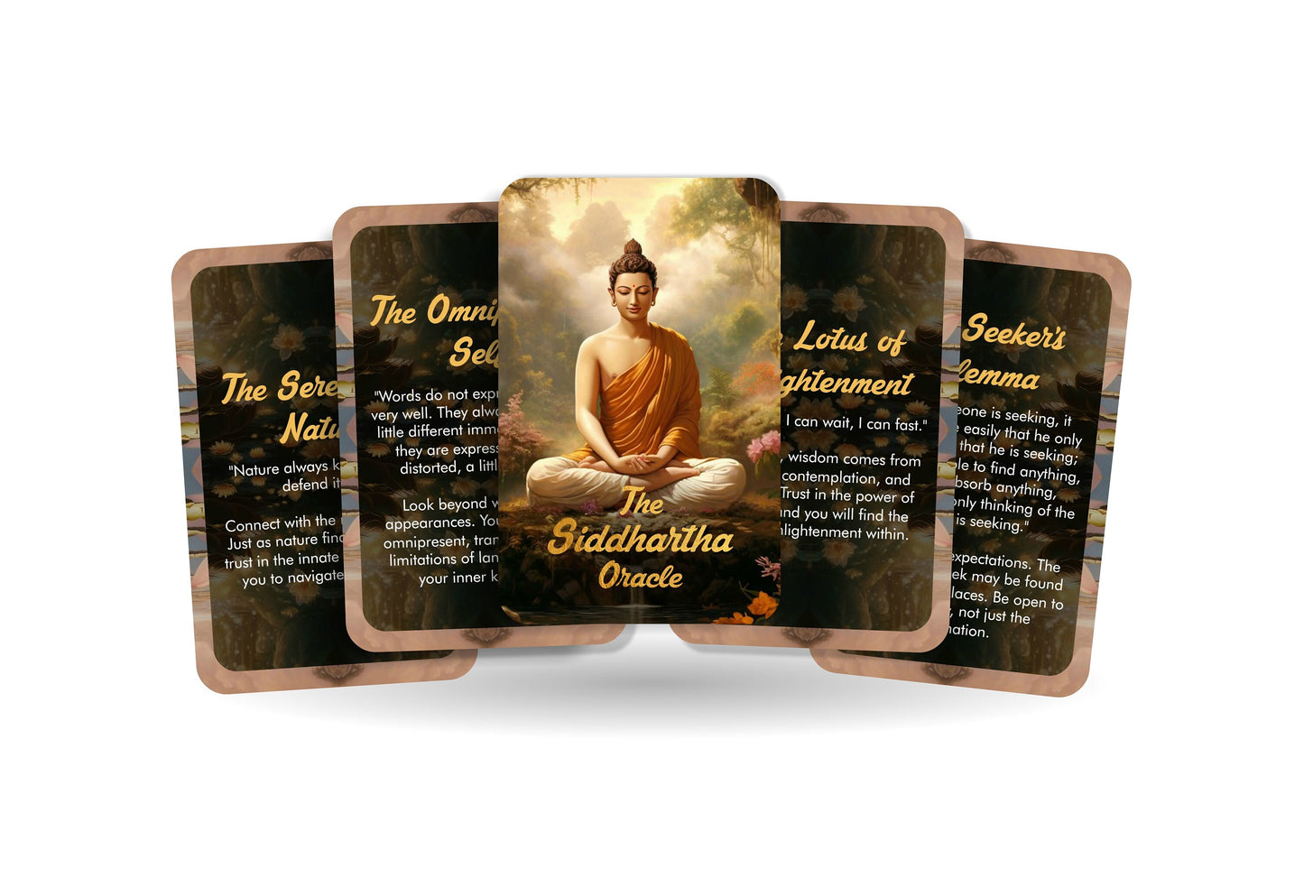 The Siddhartha Oracle - Inspired by Hermann Hesse's timeless masterpiece - Divination tools - Oracle cards