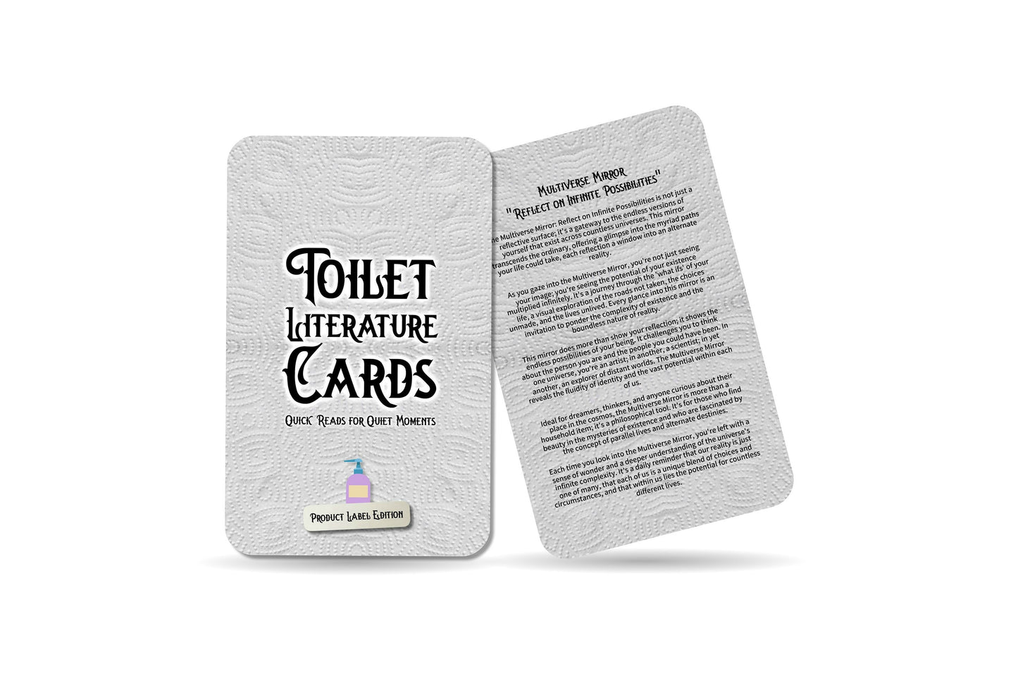 Toilet Literature Cards -  Quick Reads for Quiet Moments - 22 Cards