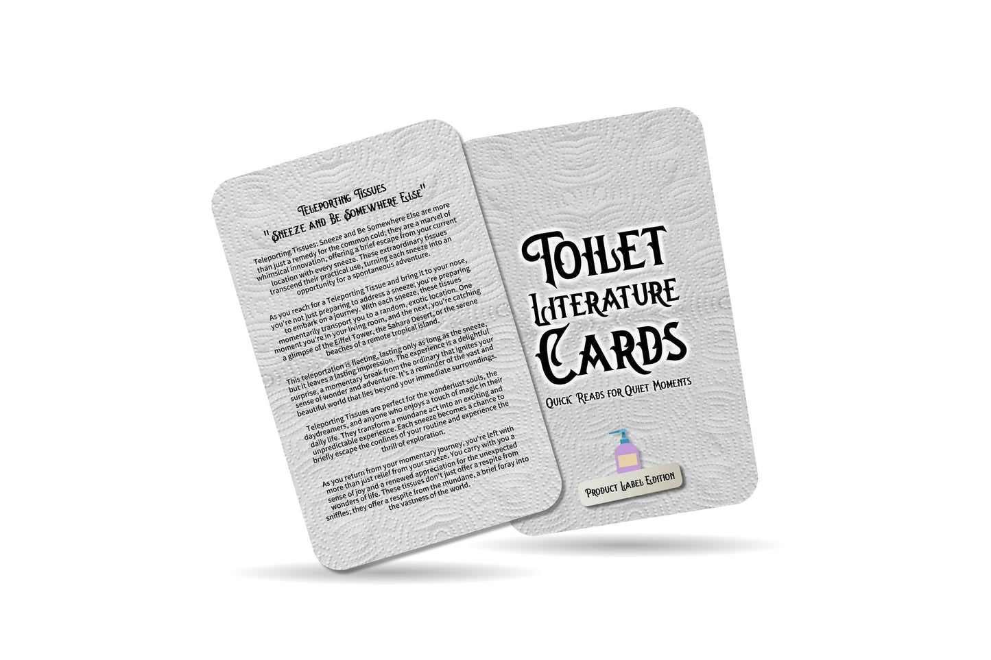 Toilet Literature Cards -  Quick Reads for Quiet Moments - 22 Cards