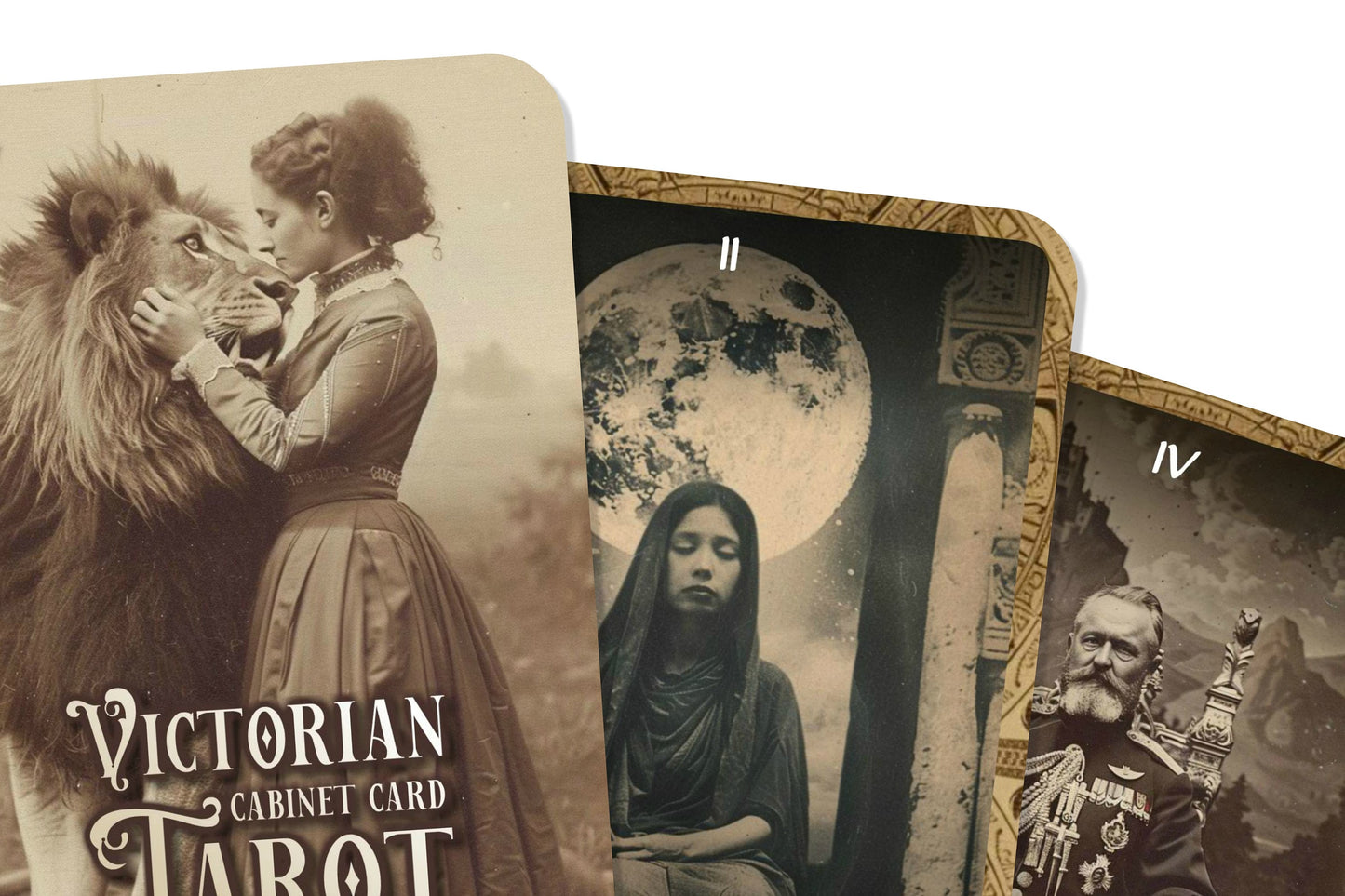 Victorian Cabinet Card Tarot - Major Arcana - insights that are as relevant today as they would have been in the Victorian era