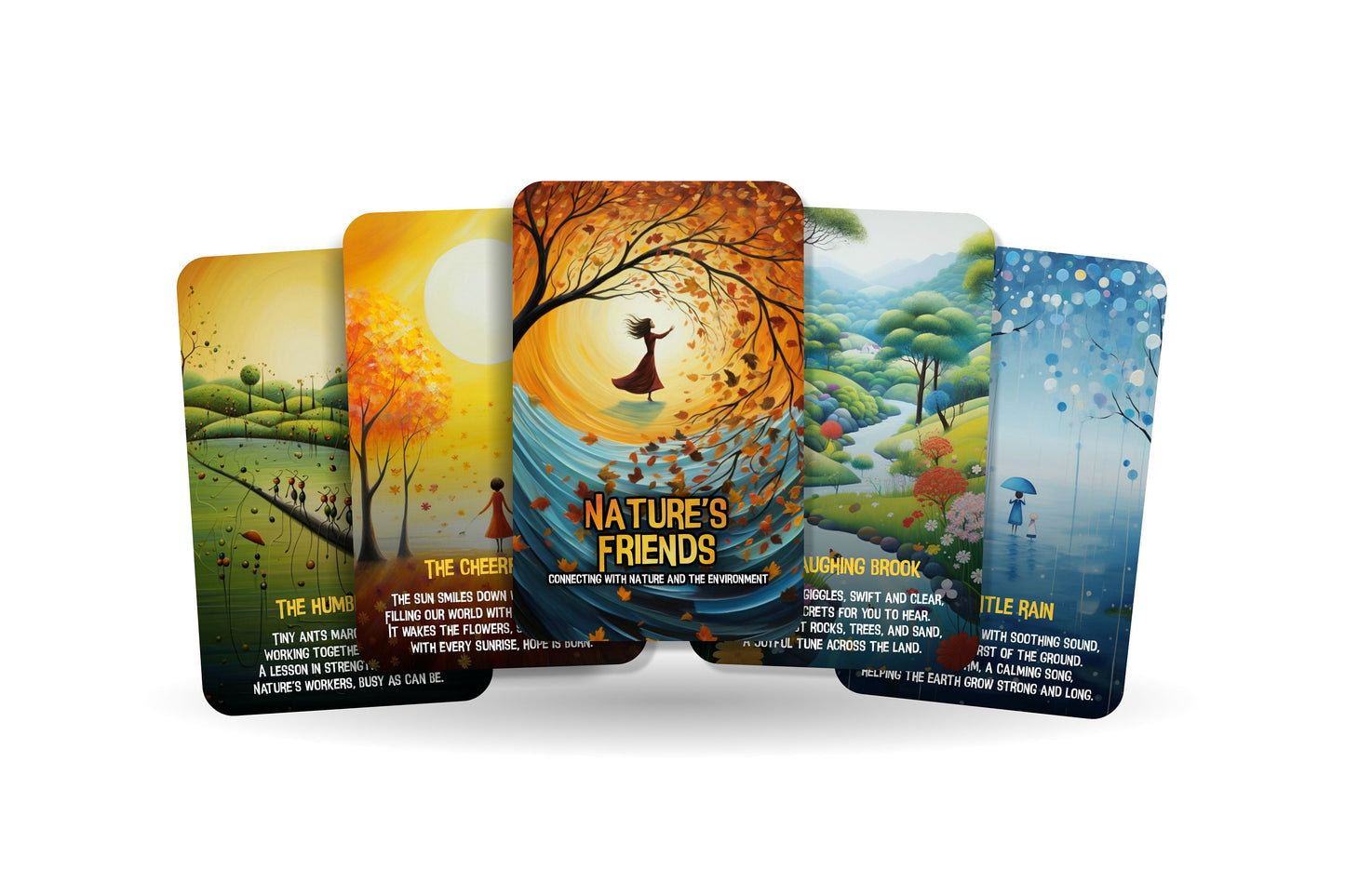 Nature's Friends - Connecting with nature and the environment, Kids Affirmation Cards, A Journey Through Rhymes