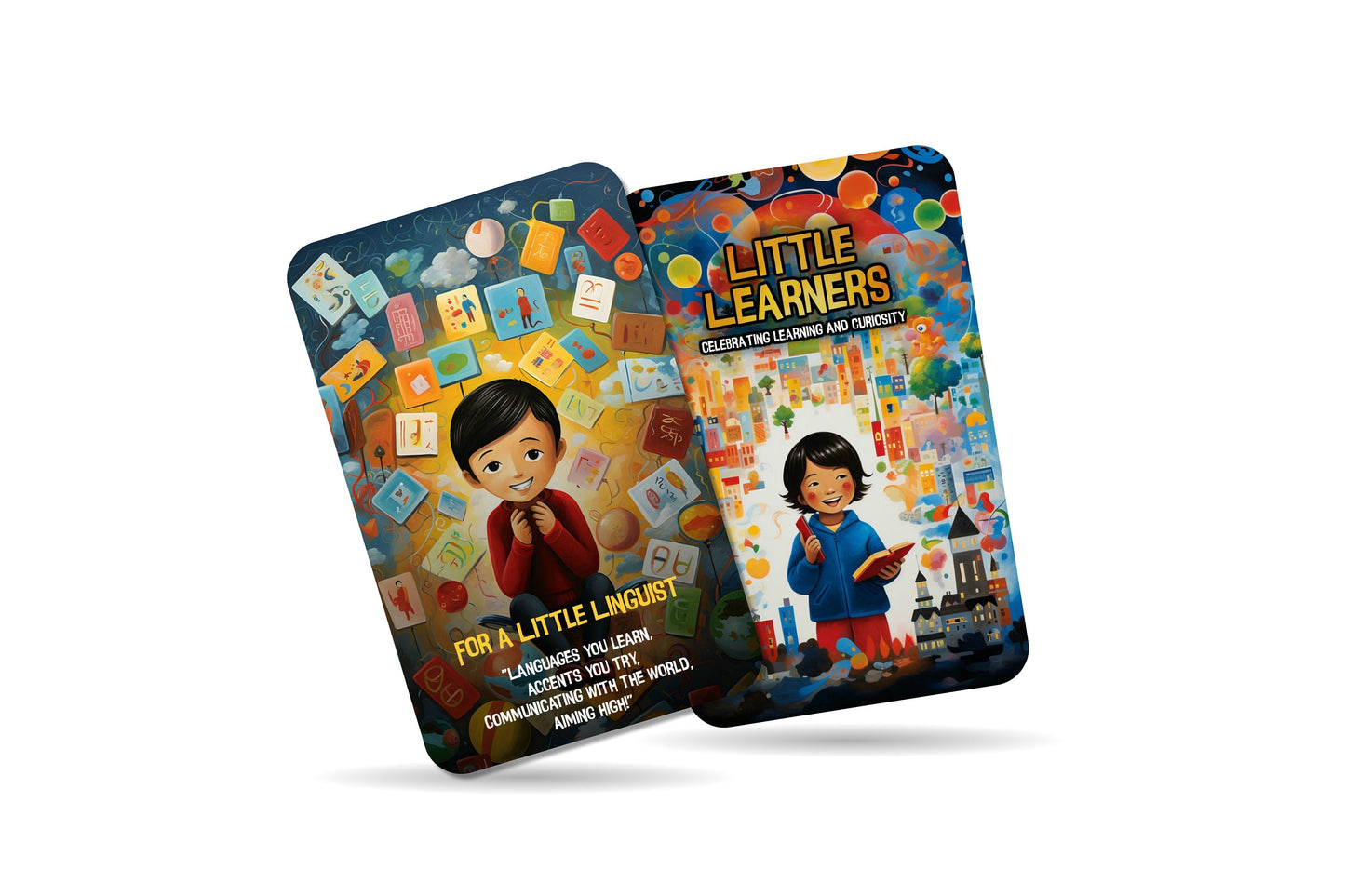 Little Learners - Celebrating Learning and Curiosity, Kids Affirmation Cards, A Journey Through Rhymes