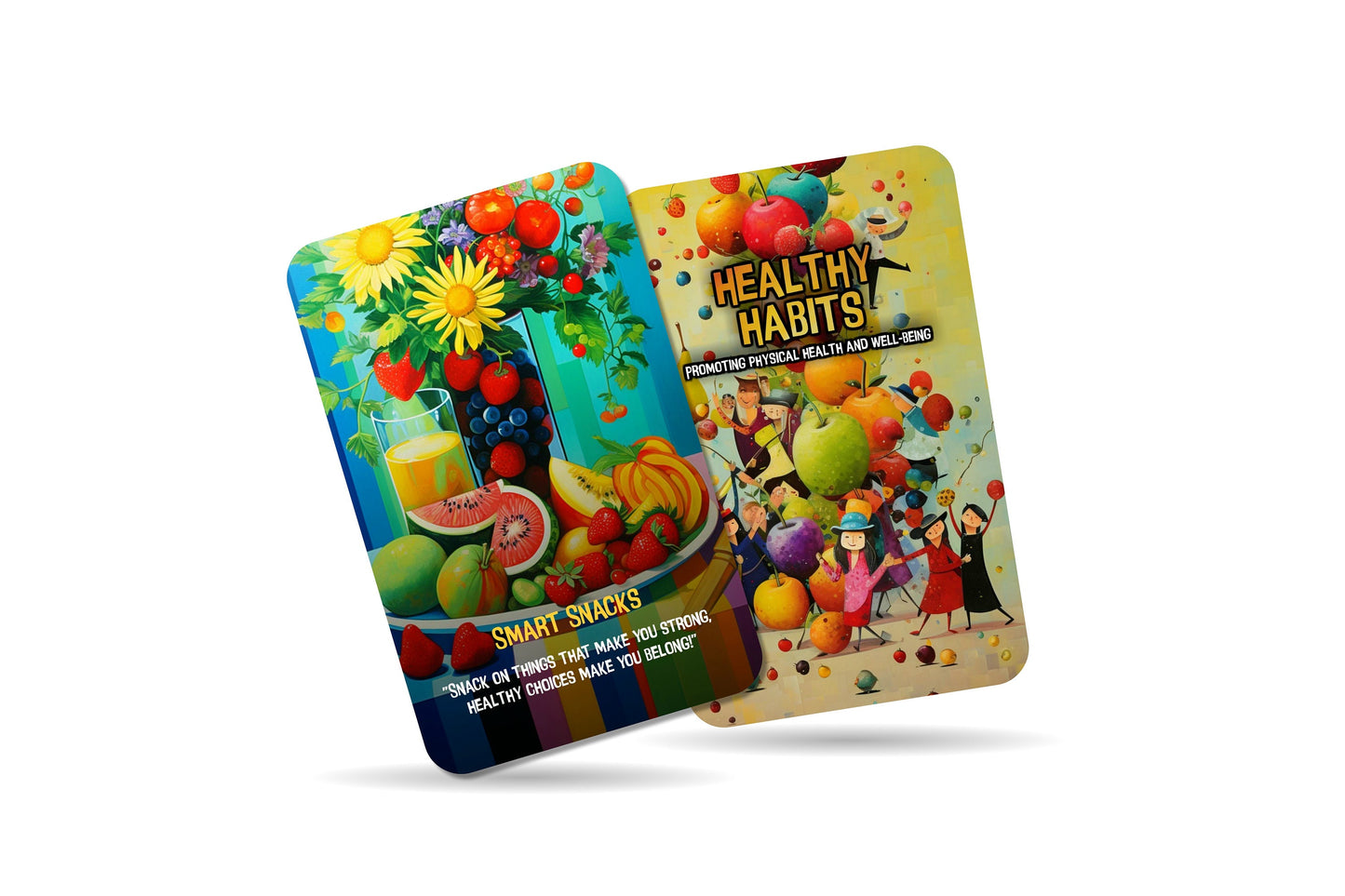 Healthy Habits - Promoting physical health and well-being, Kids Affirmation Cards, A Journey Through Rhymes