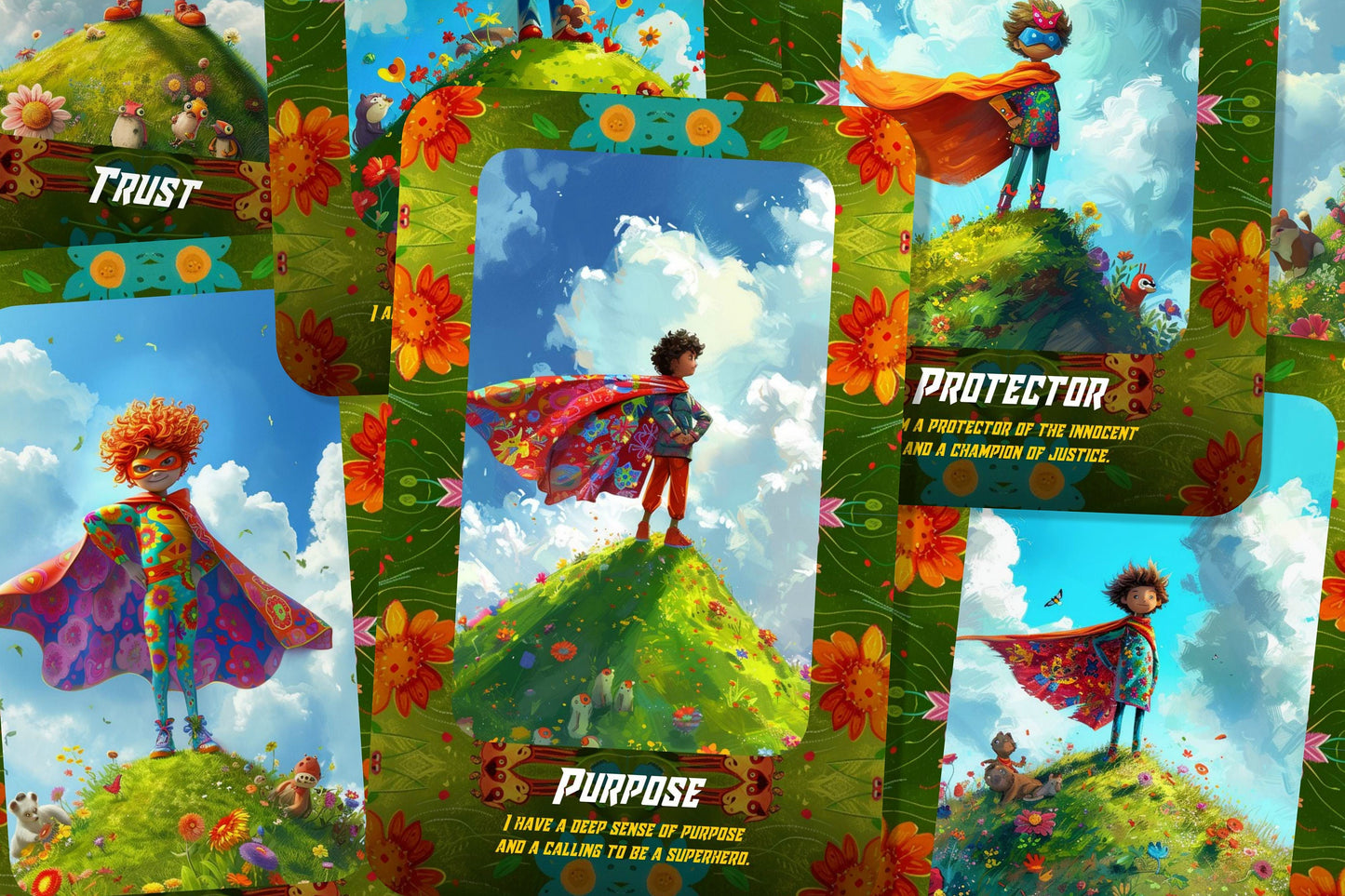 Super Boy Affirmations - Brave Every Adventure! Kids Affirmation Cards