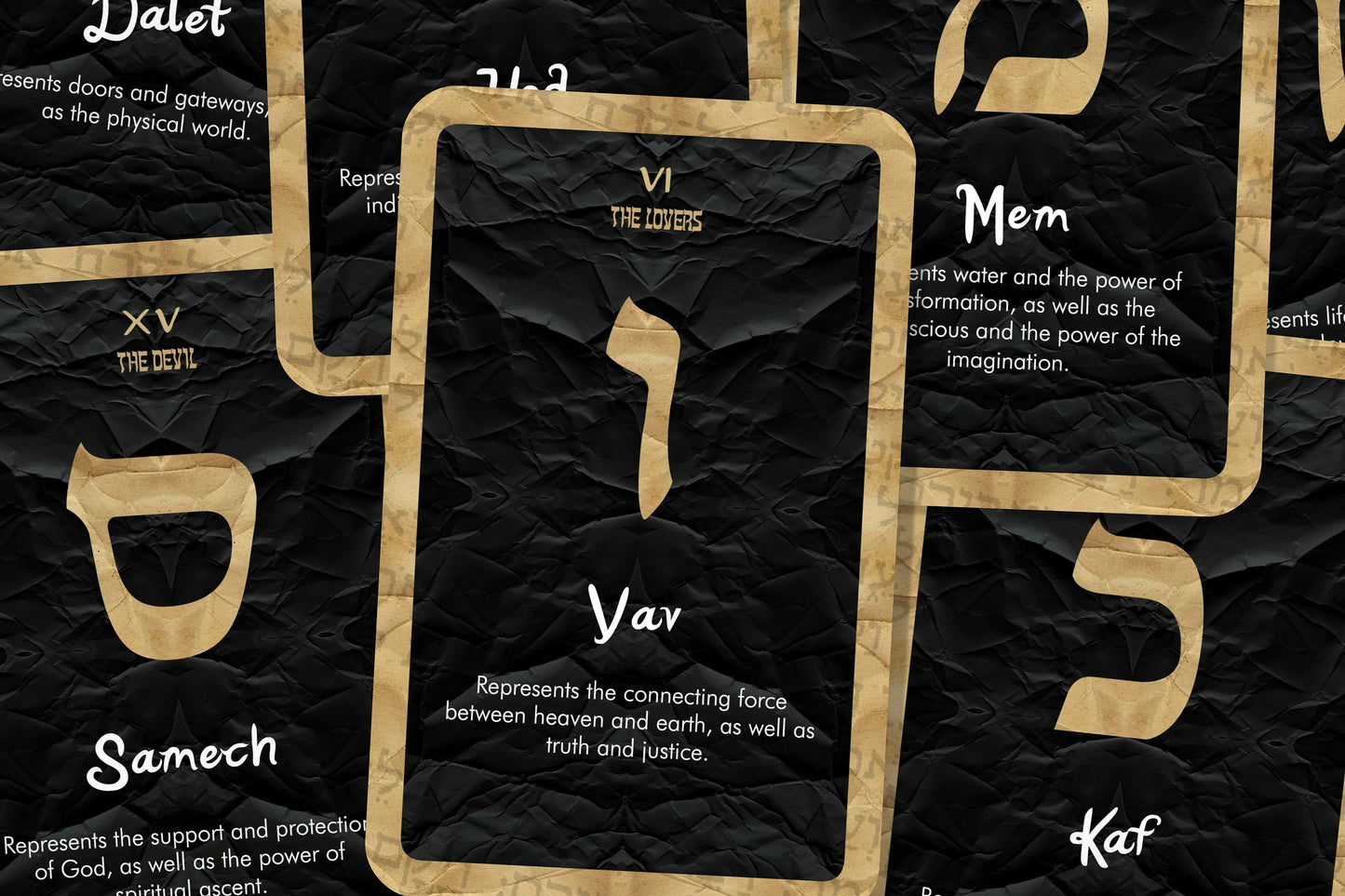 The Alphabet Tarot - Hebrew Alphabet