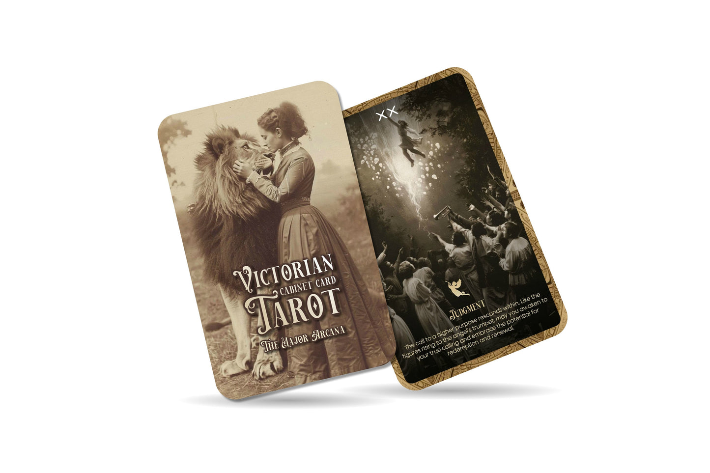 Victorian Cabinet Card Tarot - Major Arcana - insights that are as relevant today as they would have been in the Victorian era
