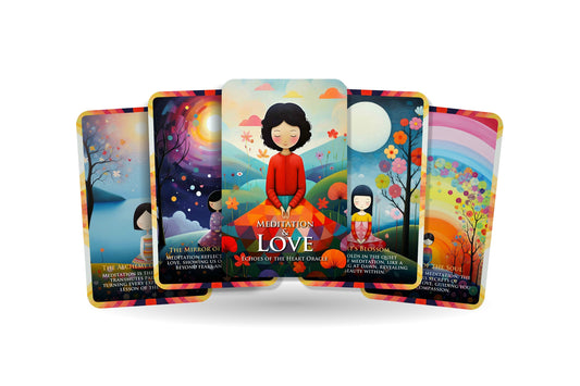 Meditation & Love - Echoes of the Heart Oracle - Divination tools - Oracle cards