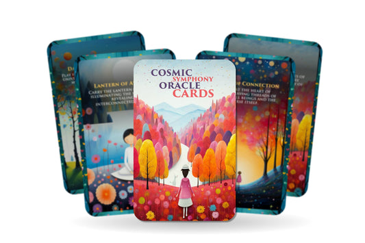 Cosmic Symphony - Oracle Cards - The cosmic vibrations of the universe and the inner melodies of the soul - UK Edition - Divination Tool