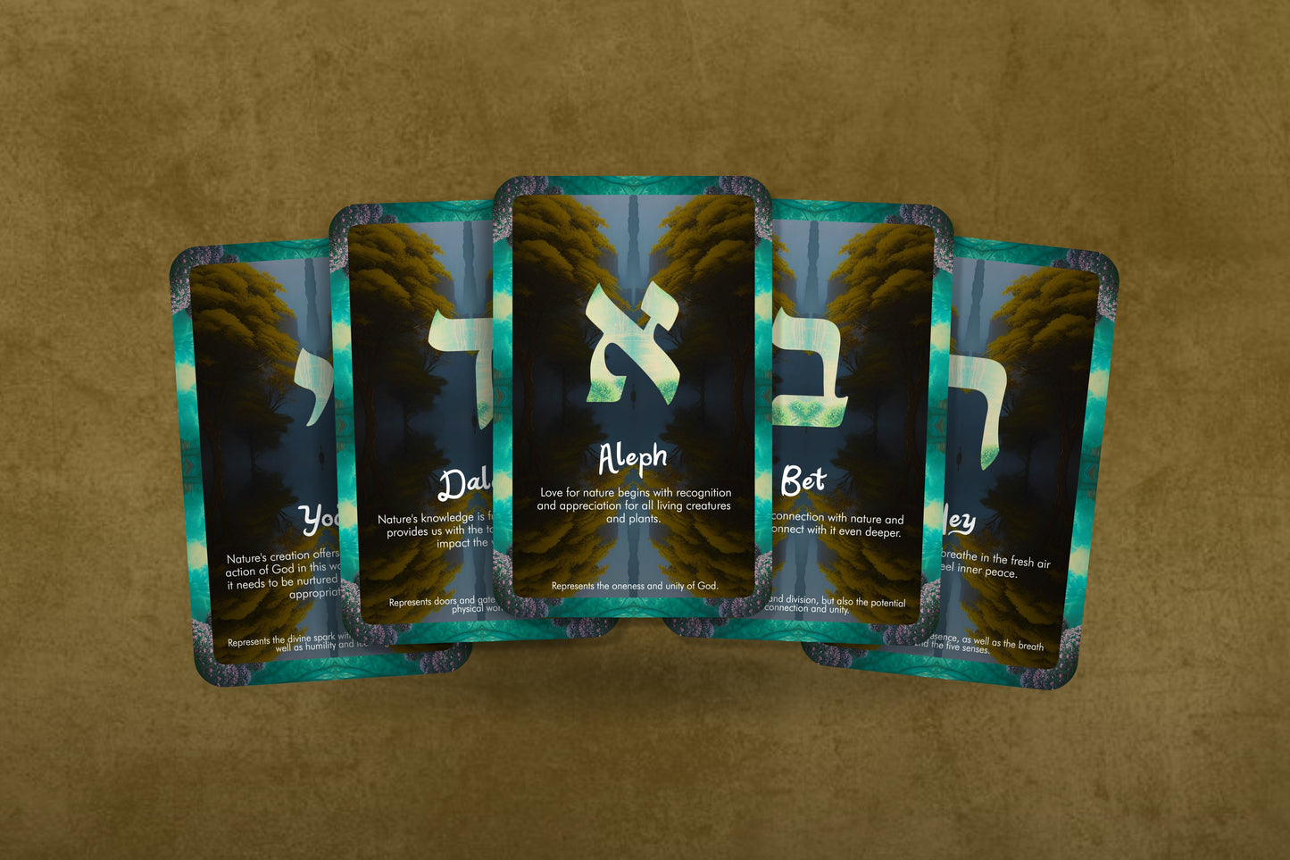Connecting With Nature - Hebrew Letters of Wisdom